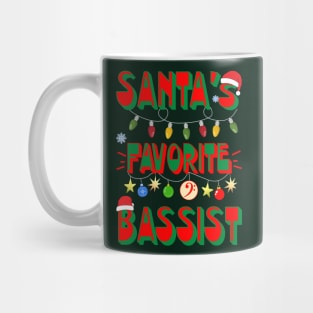 Santa's Favorite Bassist Mug